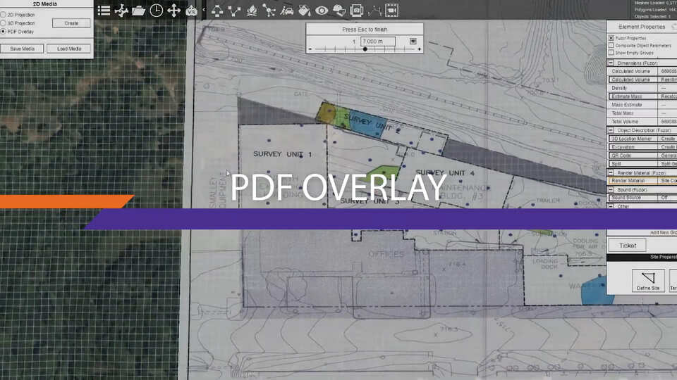 PDF Overlay trong fuzor 2025