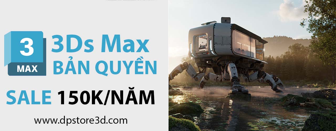 Nâng cấp tài khoản 3ds Max bản quyền giá rẻ