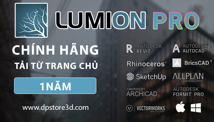 Nâng cấp Lumion Pro - 1 Năm