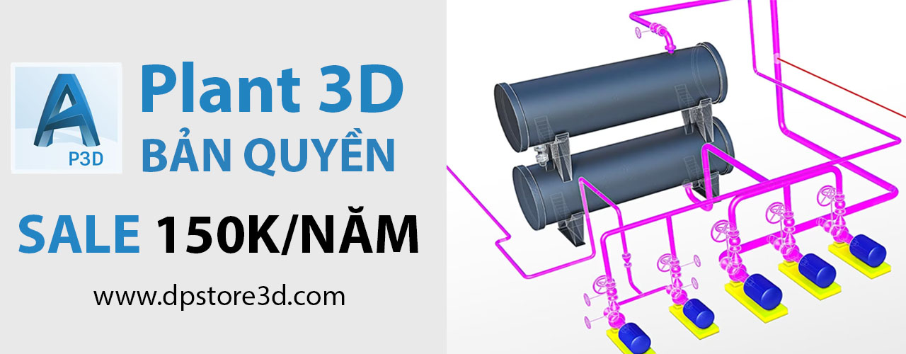 Nâng cấp tài khoản Plant 3D Bản Quyền Chính Chủ