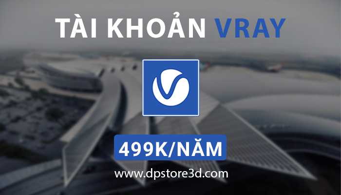 Tài khoản Vray giá rẻ - 1 năm