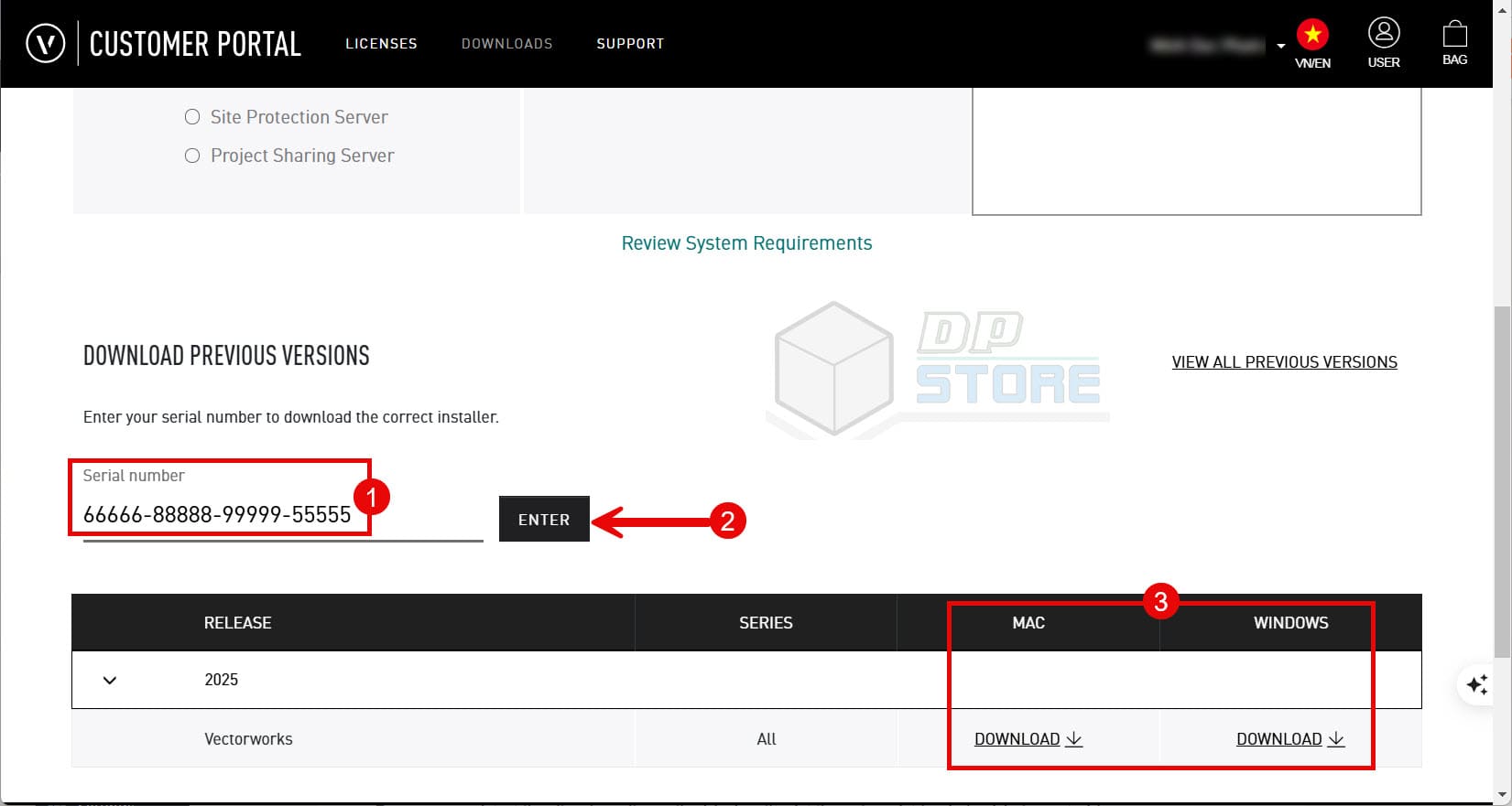 Hướng dẫn cài đặt Vectorworks