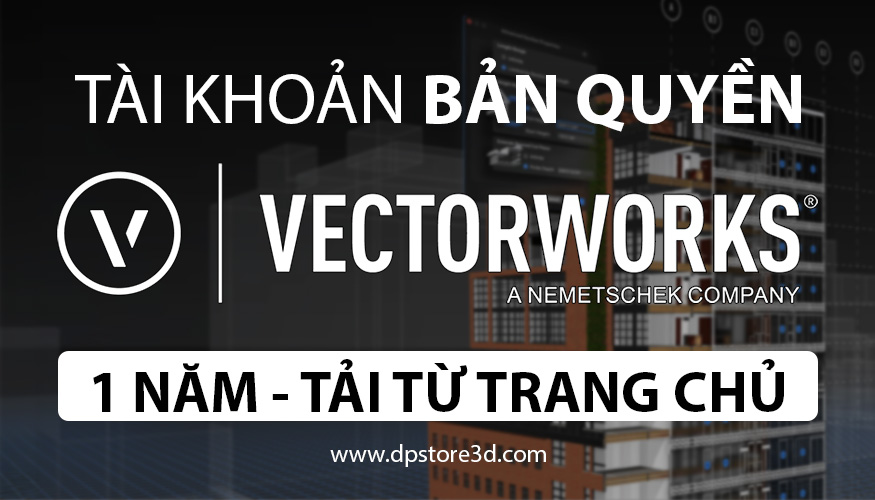 Tài khoản vectorworks bản quyền