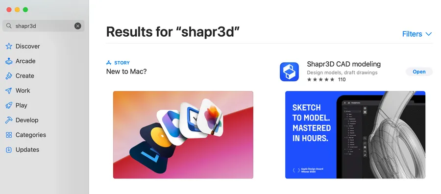 Shapr3d cho Mac