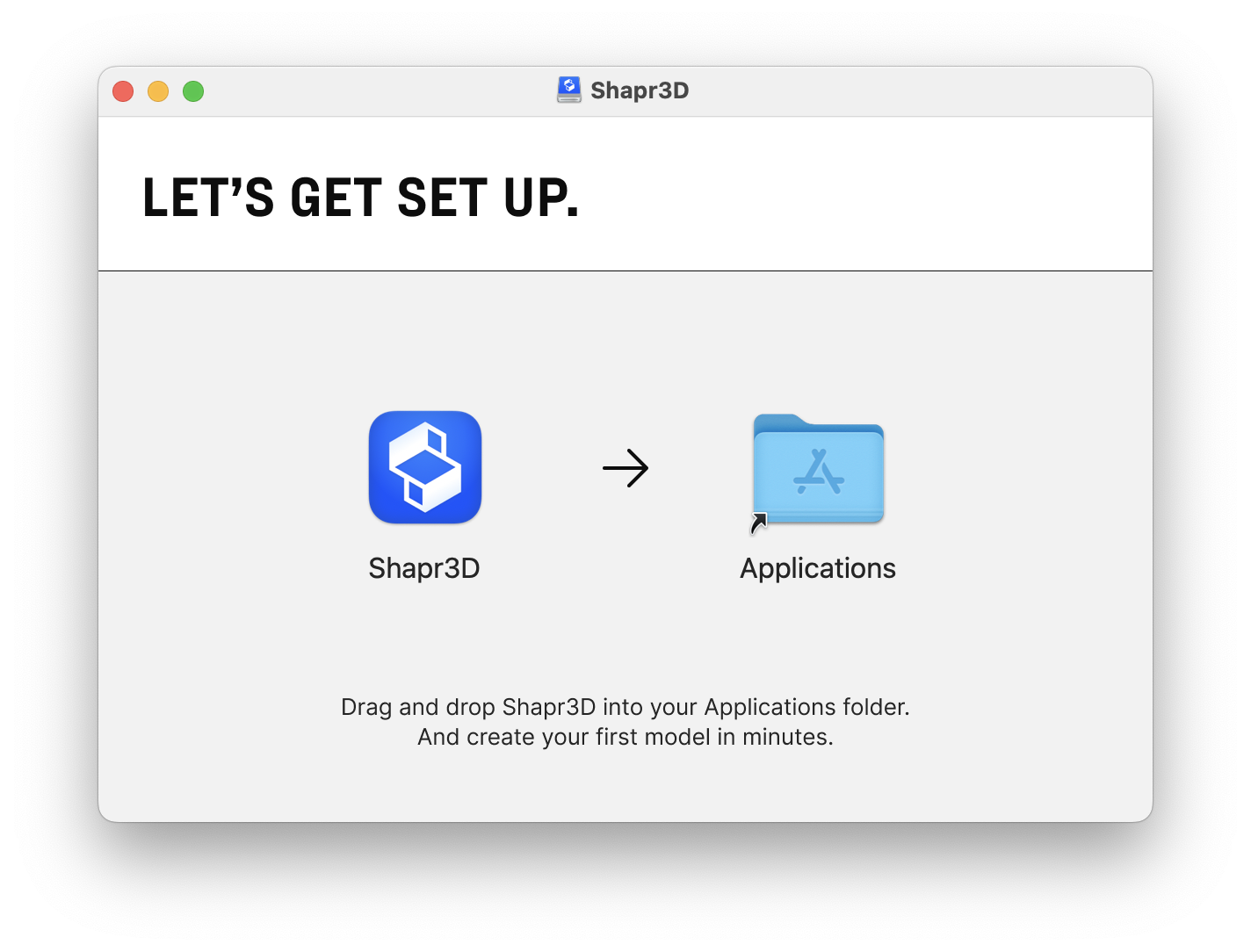 Cài Shapr3d cho Mac