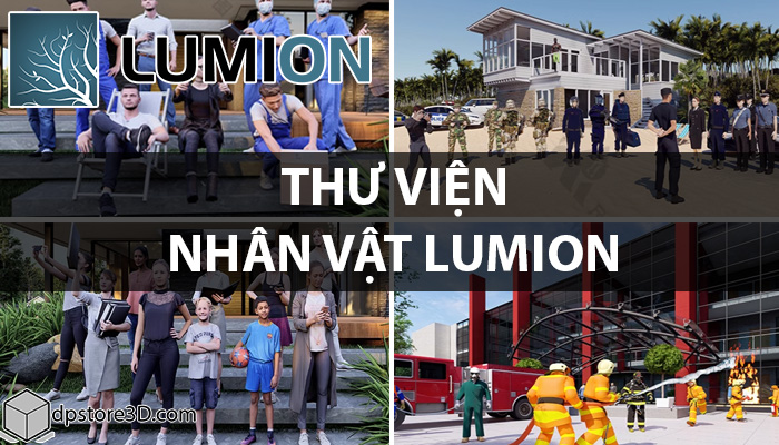 Thư viện nhân vật Lumion