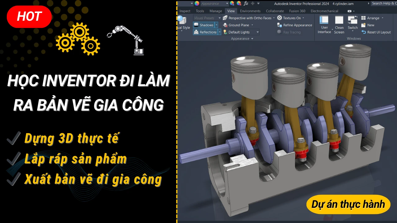 Khóa học Inventor PatCAD