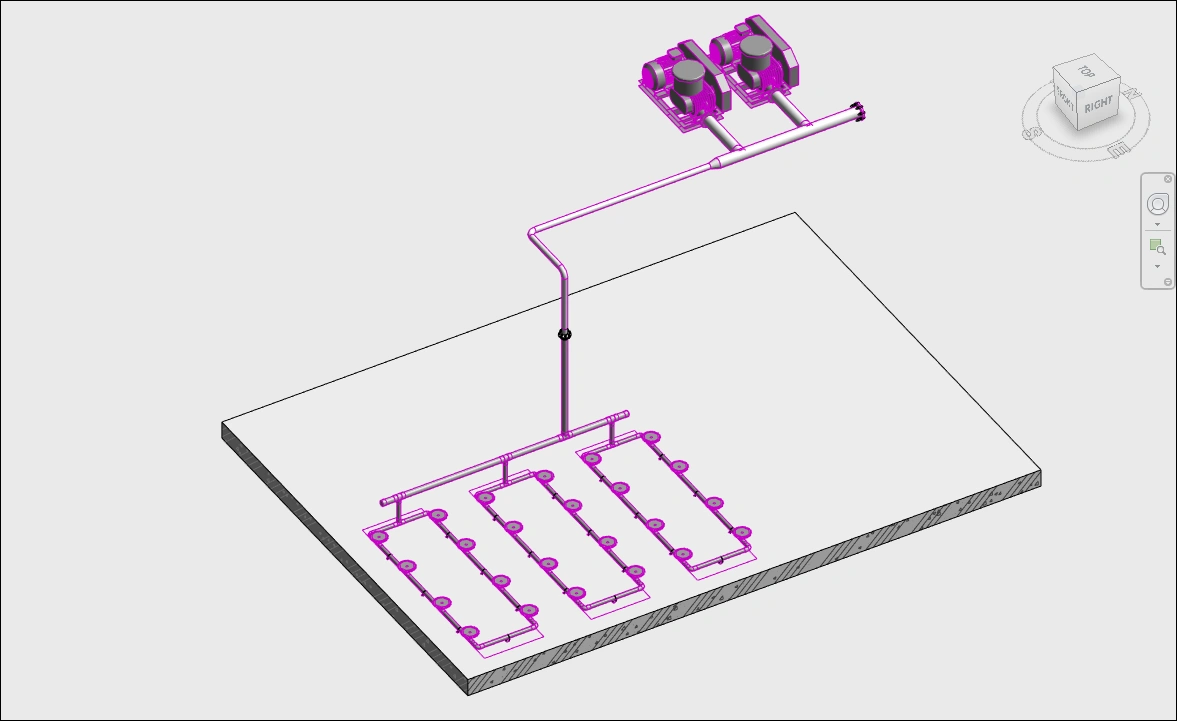 Tính năng Generate Dimensions tự động tạo đường Dim kích thước và gán Tag cho hệ thống ống trong Revit