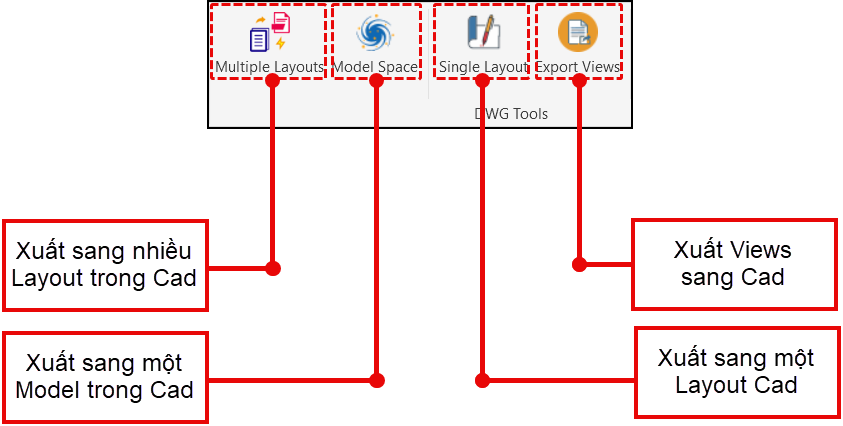 Plugin Revit - Xuất bản vẽ hàng hoạt sang Autocad