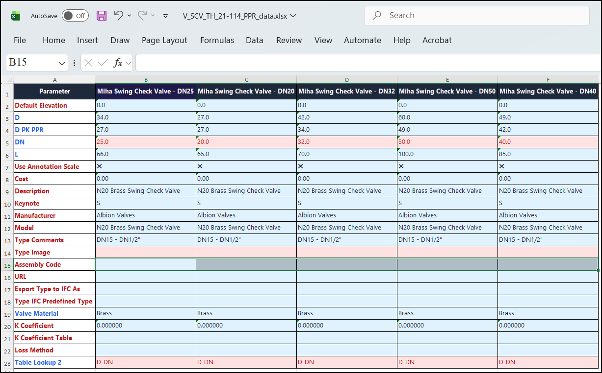 Export Parameter - Revit Mlabs Plugin