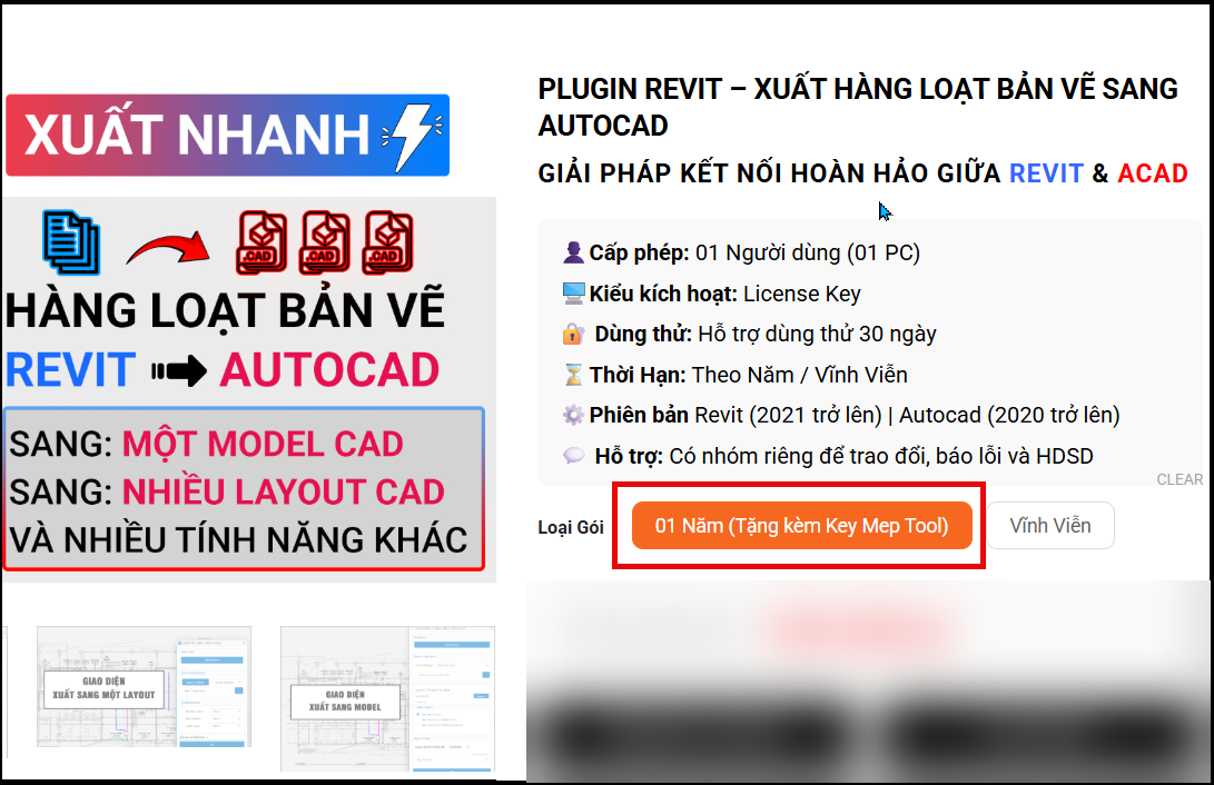 Plugin Revit Xuat CAD Mlabs