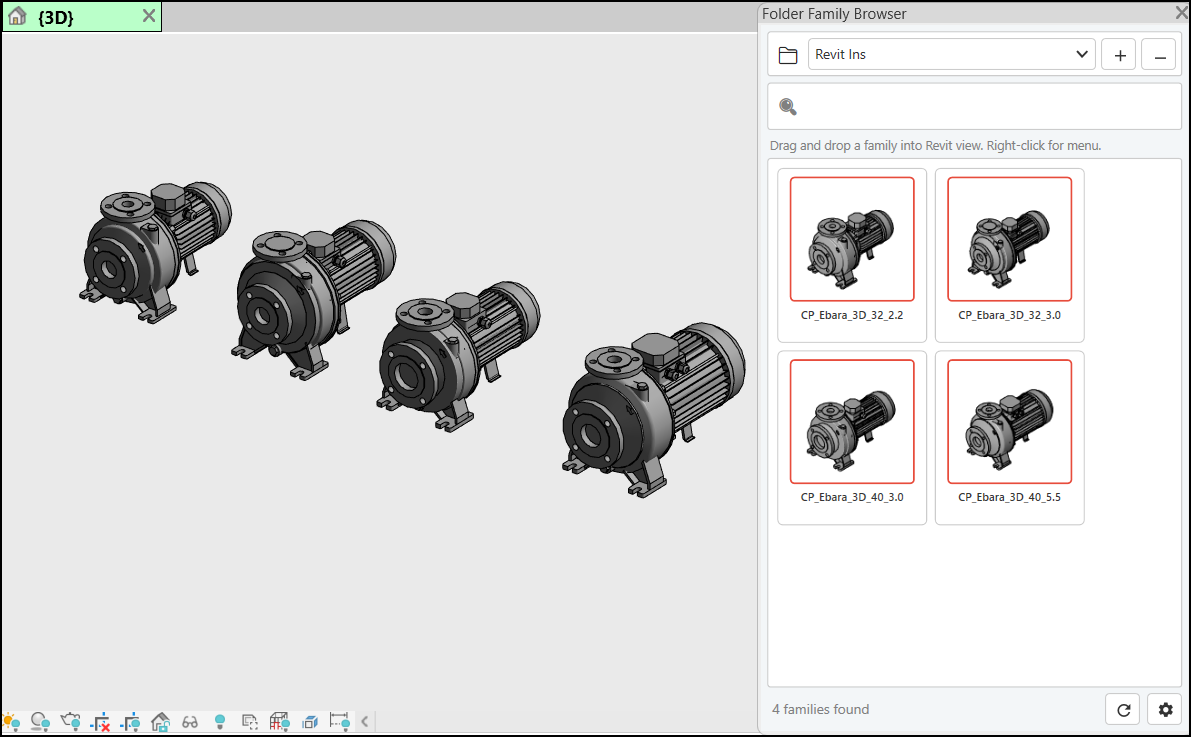 Plugin Revit - Family browser - Hỗ trợ tìm kiếm và quản lý family trên folder