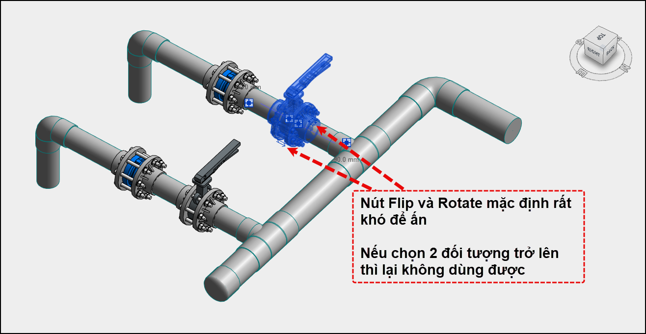 Plugin Revit MEP - Tính năng Flip and Rotate & Vấn Đề