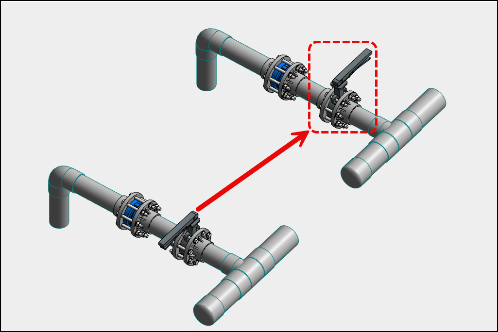 Plugin Revit MEP - Tính năng Flip phụ kiện