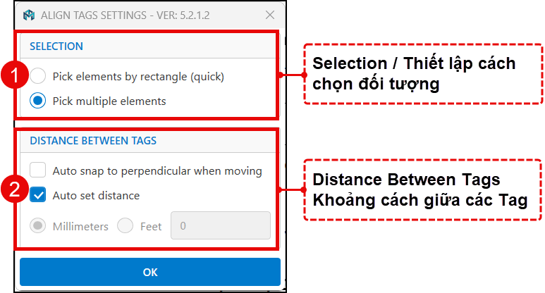 Plugin Revit Mep - Tags Settings
